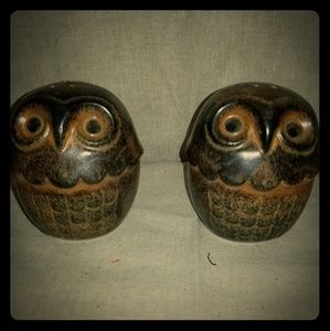 Vintage OWL salt pepper shakers Japan